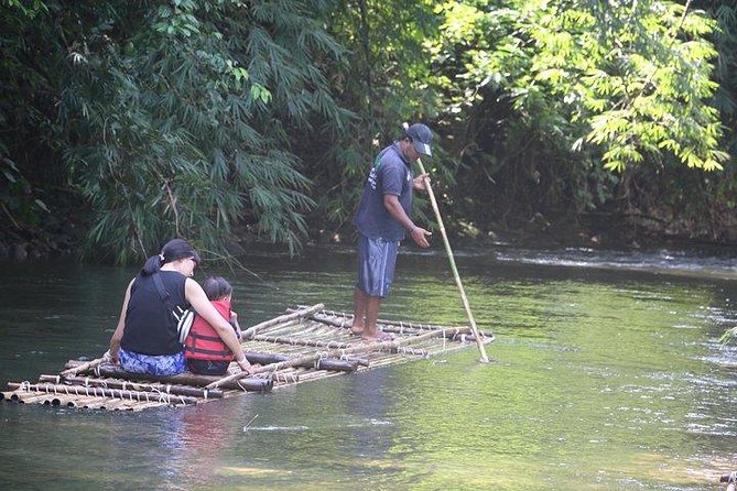 Khao Lak: Bamboo Rafting & Sea Turtle Conservation Center - Ton Pling Waterfall is small but refreshing