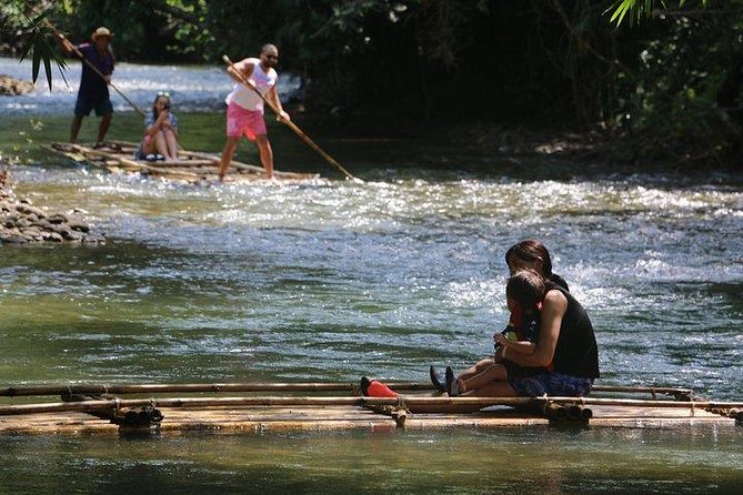 Khao Lak: Bamboo Rafting & Sea Turtle Conservation Center - The bamboo raft ride is the main event