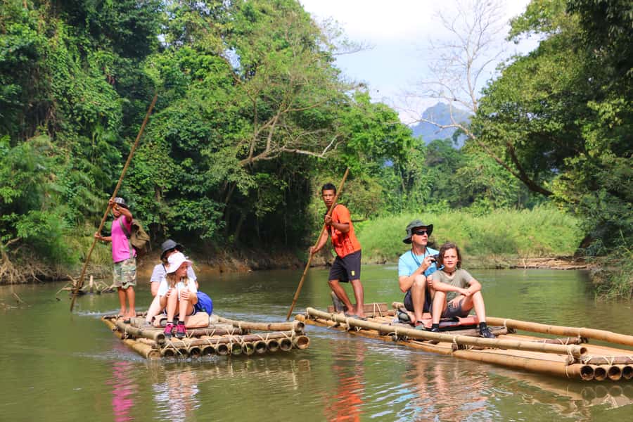 Khao Lak: Khao Sok Bamboo Rafting and Elephant Bathing Trip - A full day from Khao Lak into Khao Sok