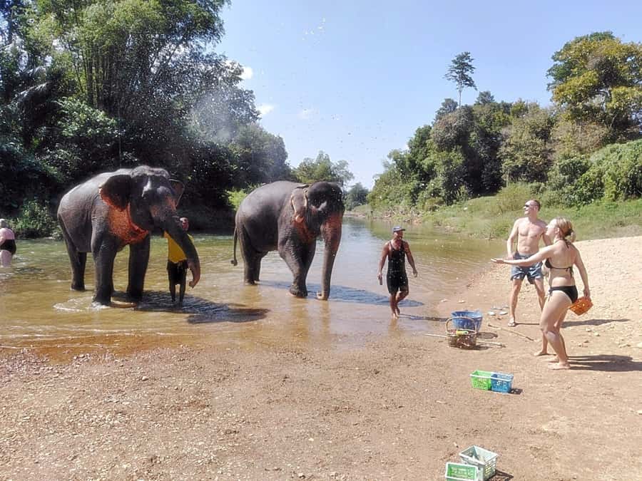 Khao Lak: Khao Sok Private Ethical Elephants & Rafting - The road from Khao Lak to Takua Pa market