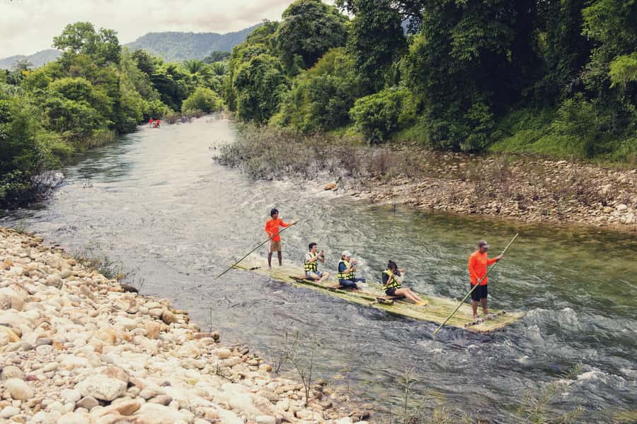 Khao Lak: Lampi Waterfall, Bamboo Rafting & Turtle Center - Lampi Waterfall and the freshwater pause
