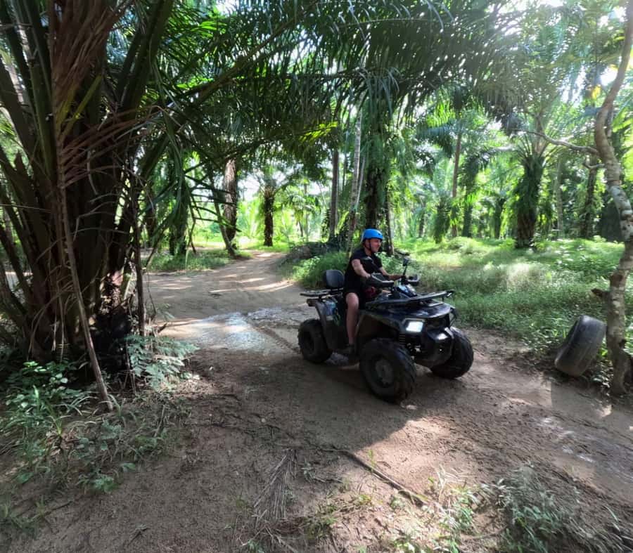 Khao Lak Multi-Adventure: Bamboo Rafting, ATV & Elephants - Wang Kiang Koo Waterfall and the three-kilometer raft