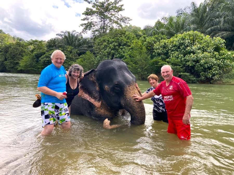 Khao Sok: Elephant Day Care, & Bamboo Rafting Day Tour - Phanthurat Temple and the final stop