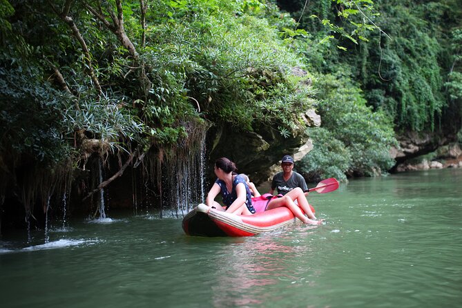 Khao Sok Rainforest | Hiking & Bamboo Rafting - Cooling off in the crystal-clear stream