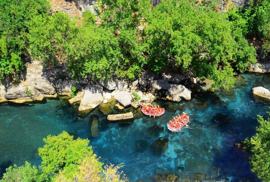 Köprülü Canyon Antalya: Whitewater Rafting Trip - Base camp preparation and the first safety briefing