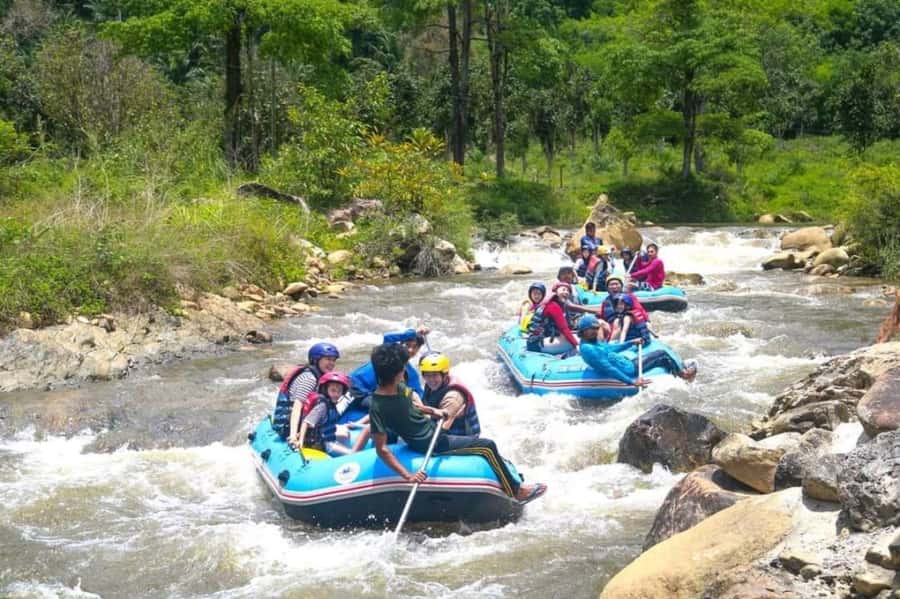 Krabi: 5km Rafting and ATV Ride - What the 5-kilometer rafting run feels like