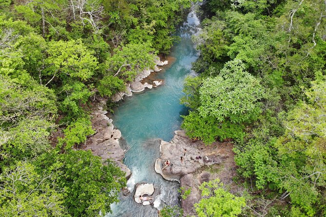 La Leona waterfall Cliffjumping White water Tubbing PrivateTour - White Water Tubing on the Colorado River