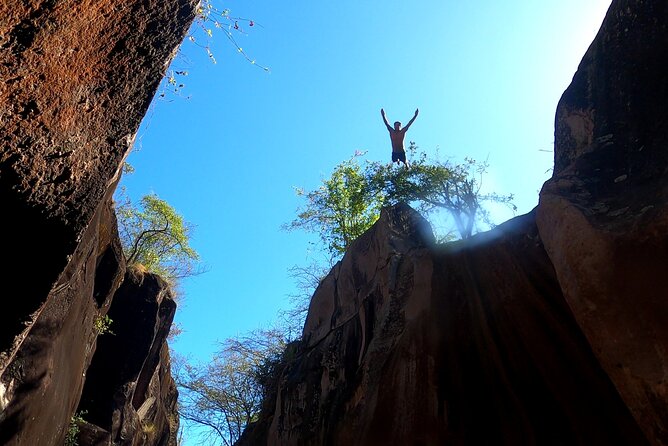 La Leona waterfall Cliffjumping White water Tubbing PrivateTour - Starting with 25 to 45-Foot Cliff Jumps