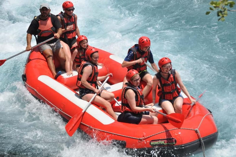 LC Rafting Tour for Families and Couples W/Lunch - Getting fitted and ready at the rafting station