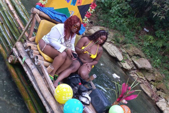 Lethe River Rafting Travel from Montego Bay w FREE Rum Punch - Fresh fruit, jerk chicken, and roadside flavor