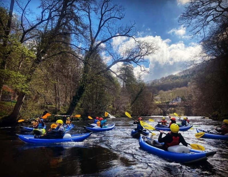 Llangollen: River Dee Whitewater Kayaking Adventure - Taking on grade 3 rapids