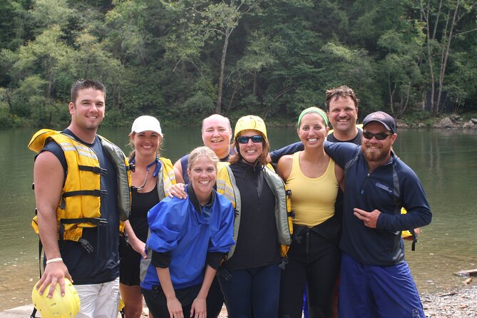 Lower Gauley Fall Rafting Special in WV - The halfway lunch beside the river