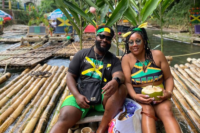 Margaritaville HipStrip & Great River Rafting From Montego Bay - Riding the 30-Foot Bamboo Raft