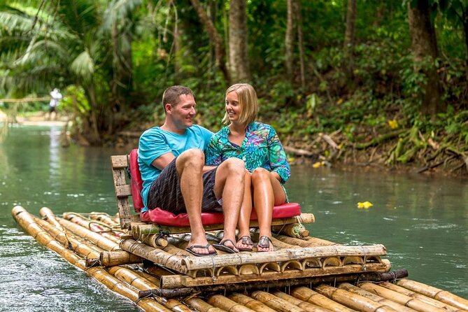 Martha Brae River Rafting & Luminous Lagoon Private Tour Falmouth - A slow bamboo raft on the Martha Brae River
