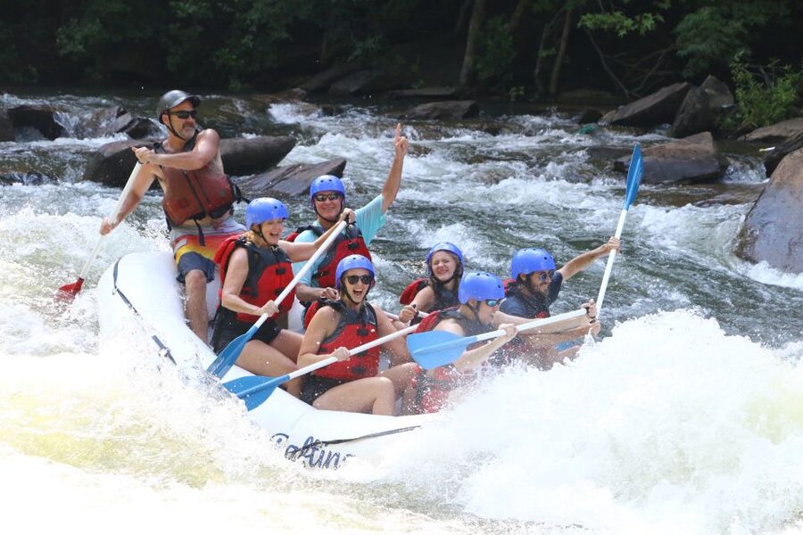 Middle Ocoee River Whitewater Rafting Trip - Most Popular - The Midway Swimming Stop