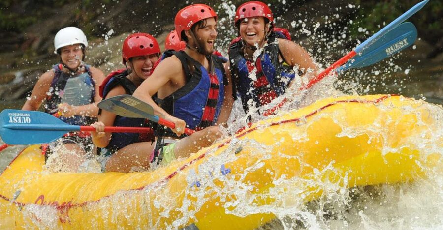 Middle Ocoee Whitewater Rafting Trip- Top Choice - Safety instruction and paddling practice