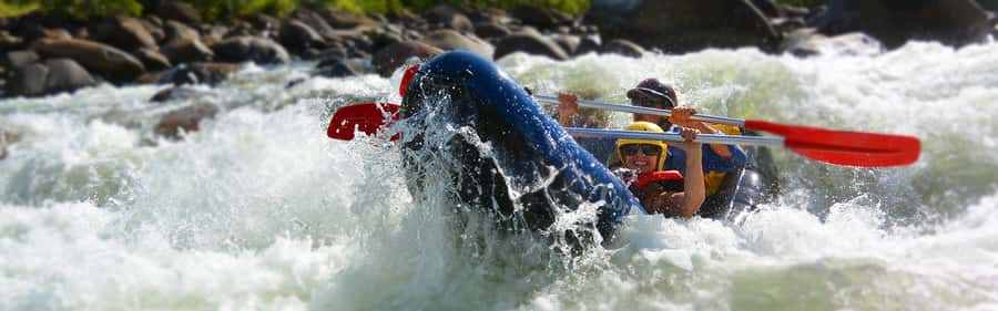 Mission Beach: Tully River Half Day White Water Rafting - The calm start and first rafting lesson