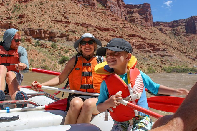 Moab Afternoon Half Day Rafting Trip - Colorado River - Fisher Towers and the Castle Valley approach