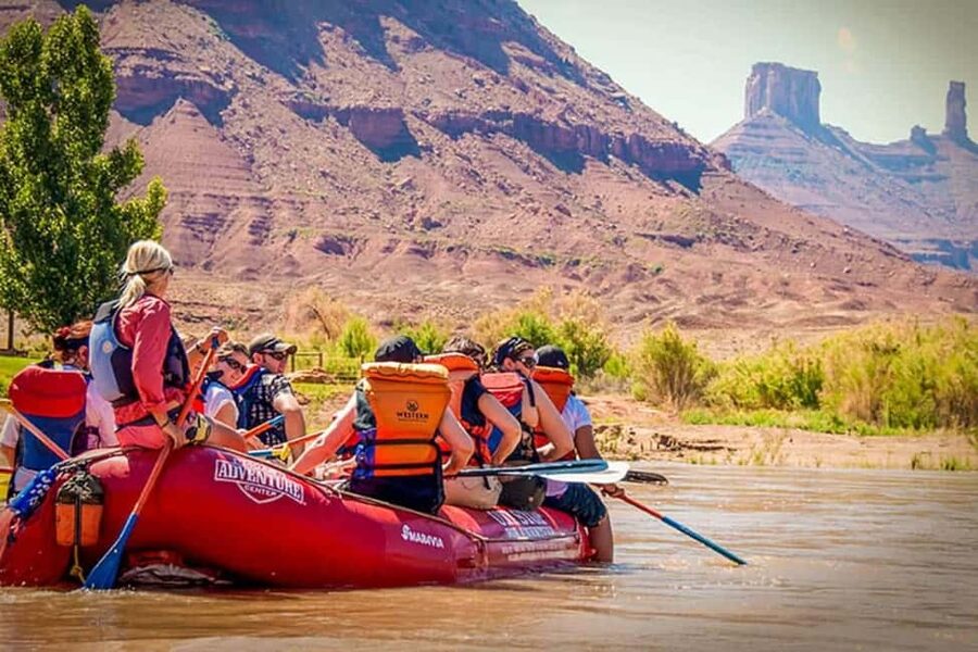 Moab: Colorado River Mid-Day Rafting with BBQ Lunch - The riverside ranch and hot BBQ lunch