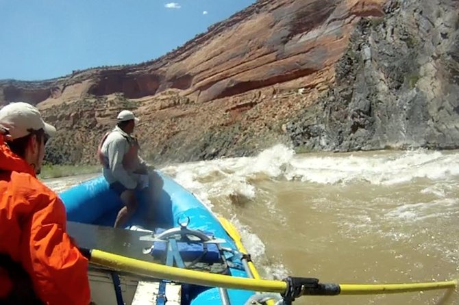 Moab Full-Day White Water Rafting Tour in Westwater Canyon - Learning the raft before the river gets serious
