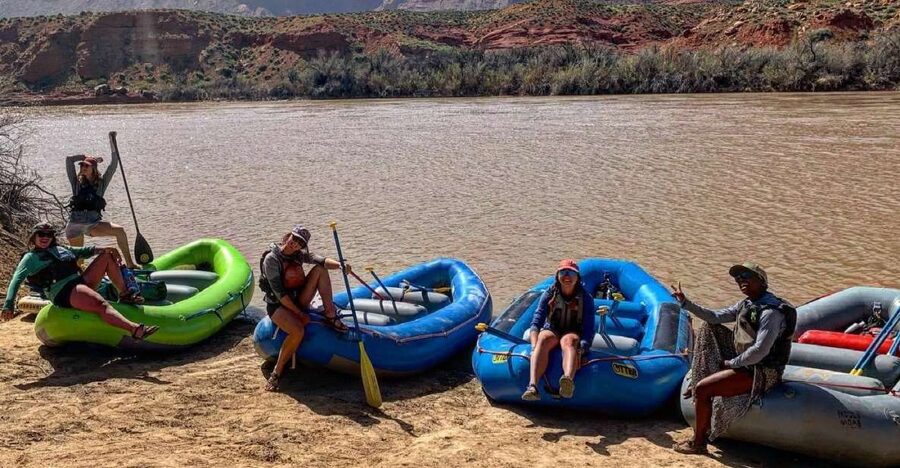 Moab: Whitewater Rafting on the Colorado River - The Highway 128 drive is part of the experience