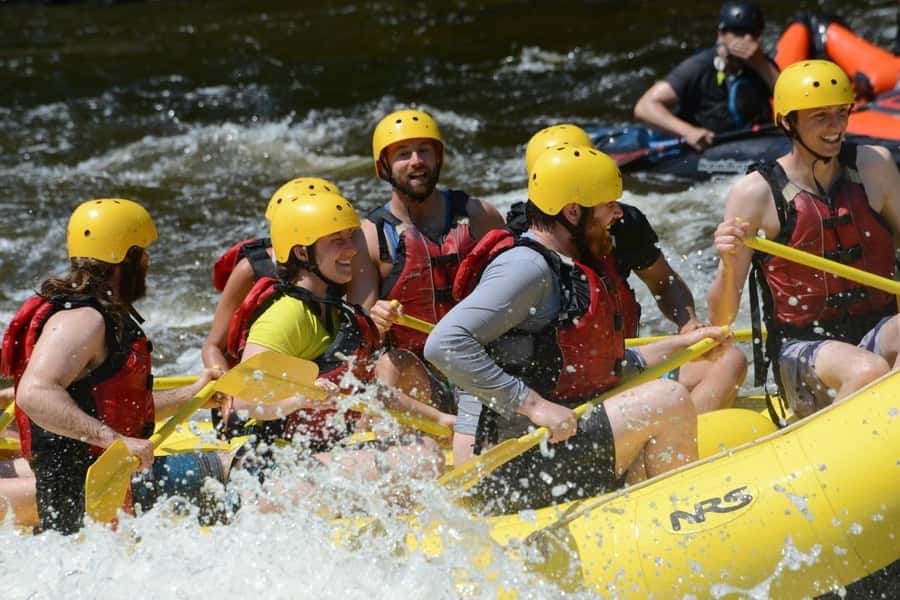 Mont-Tremblant: Half-Day White Water Rafting - Beaches, swimming, and the quieter side of the Rouge