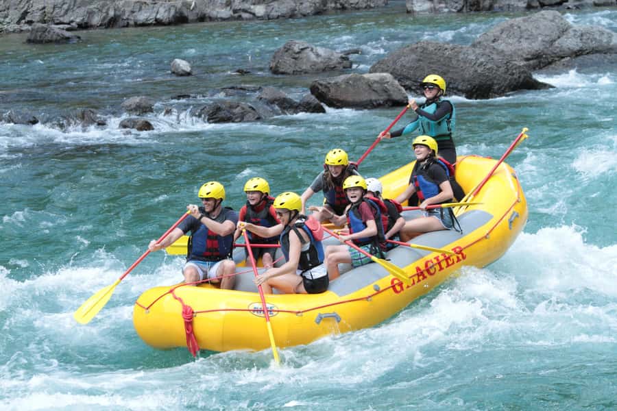 Montana: Glacier National Park Whitewater Rafting Trip - The 10-minute bus ride and river safety briefing