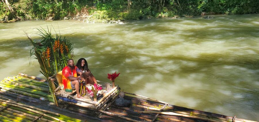Montego Bay: Bamboo Raft Cruise on the Great River - Floating beneath Lethe’s 1820 bridge