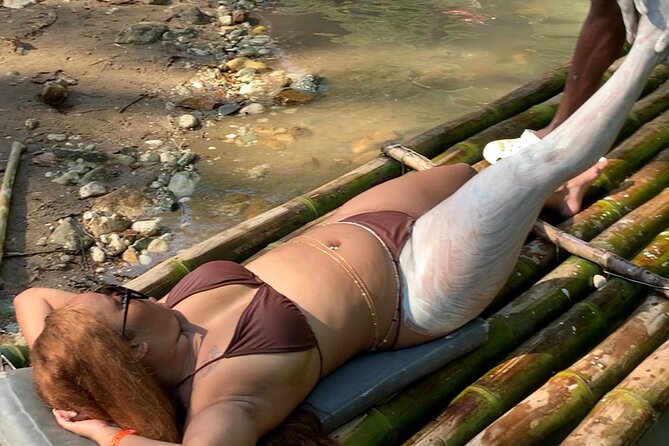 Montego Bay Bamboo Rafting Tour with Clear Kayak Photoshoot - A one-hour bamboo raft ride with a limestone foot massage