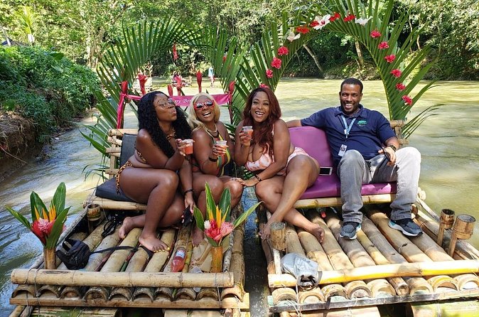 Montego Bay Bamboo River Rafting Limestone Foot Massage - Jamaican fruit adds a small local touch