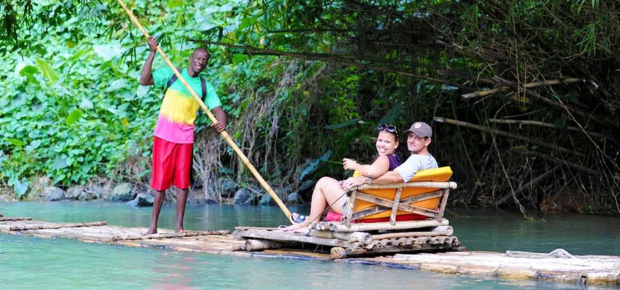 Montego Bay, Jamaica: Bamboo Rafting with Foot Massage - What the transport and timing mean for your day