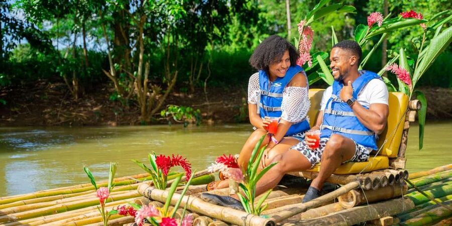 Montego Bay: Private Bamboo Rafting with Limestone Massage - Leaving Montego Bay for the Lethe River