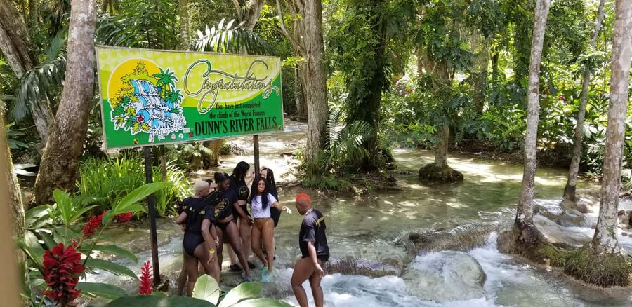 Montego Bay: River Rafting and Dunn's River Falls Day Trip - Key points at a glance
