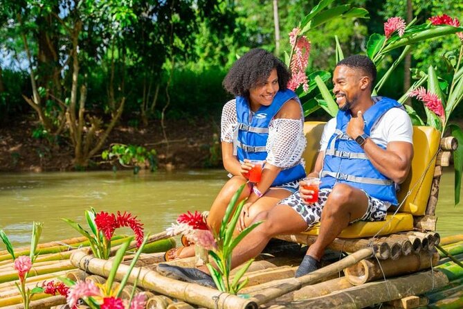 Montego Bay Shopping Tour and Bamboo River Rafting - Great River bamboo rafting at Lethe