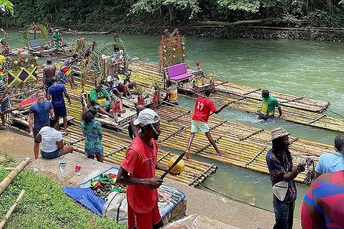 Montego Bay Shopping Tour and Bamboo River Rafting - Leaving Montego Bay in a private, air-conditioned vehicle