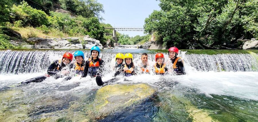 Motta Camastra: Alcantara Gorges Body Rafting and River Trek - Body rafting back down the river