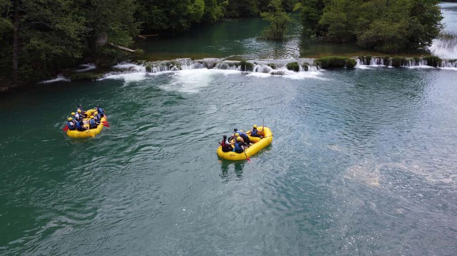 Mrežnica: Rafting/Kayaking Down Part - Food after the water