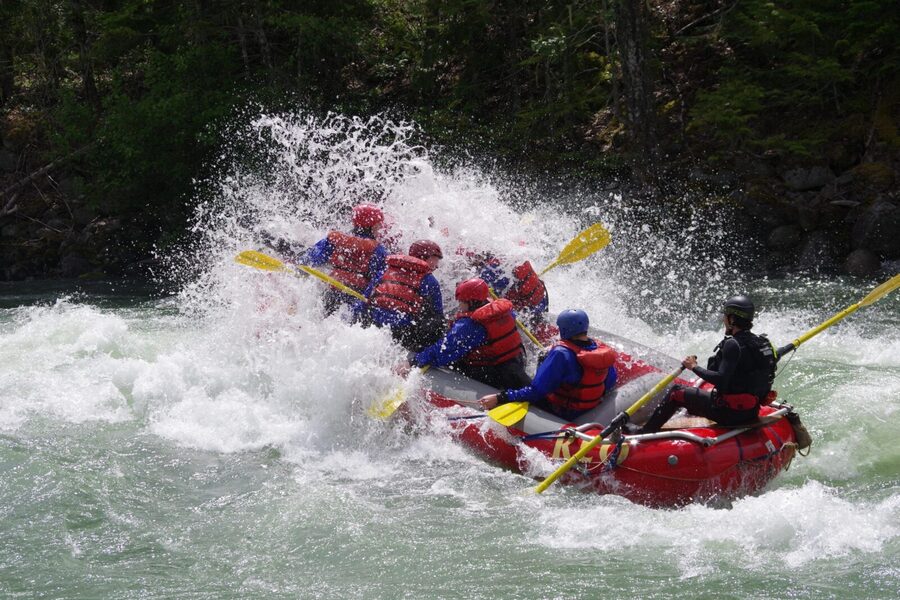 Nahatlatch River Rafting - 24 Amazing Rapids - Guides who make first-timers feel capable
