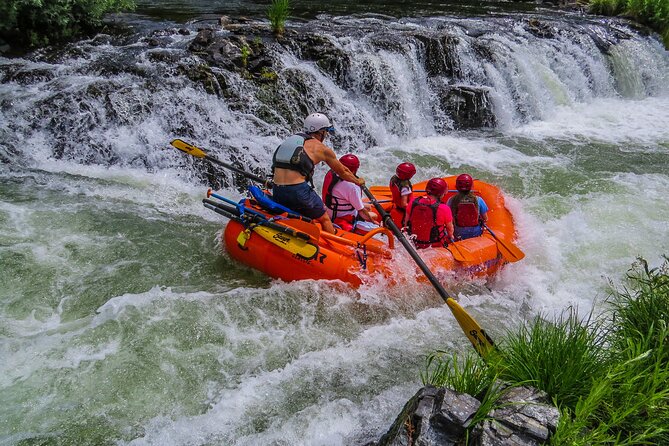 Nugget Falls class IV Half-Day Rafting on The Rogue River - The first hour builds your river skills