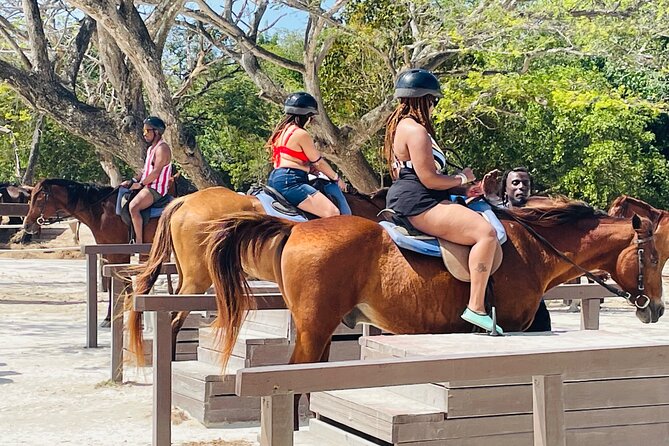 OCEAN HORSE-BACK RIDING & BAMBOO RAFTING + Limestone MASSAGE - The river slows the afternoon down