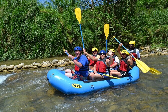 Ocho Rios Shore Excursion: River Rafting and Beach Adventure - When low water changes rafting to tubing