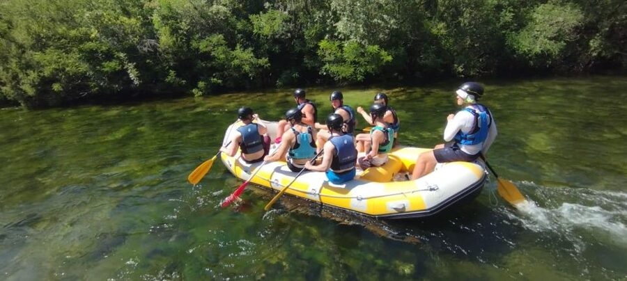 Omiš/Split: Cetina River Rafting Adventure & Cliff Jumping - The first rapids: exciting, but not extreme