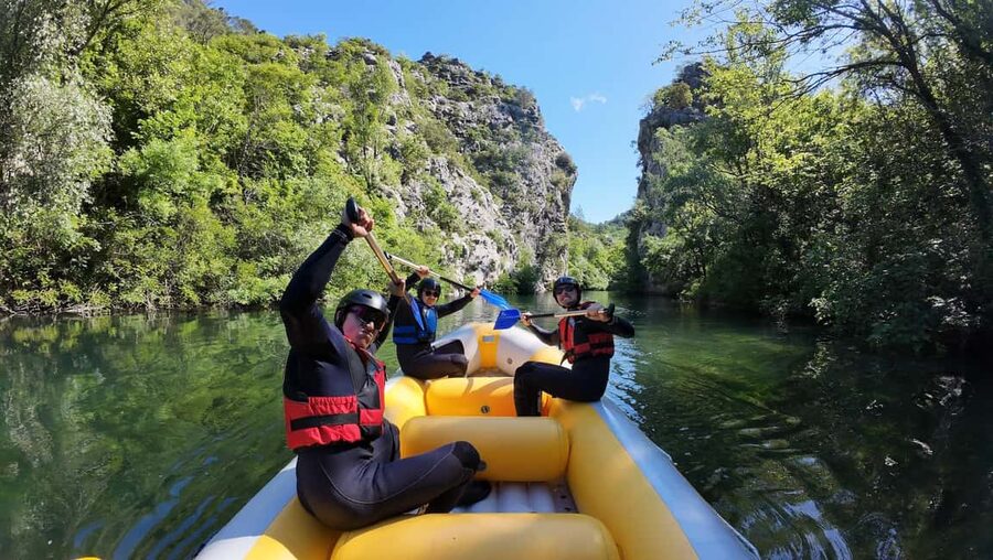 Omiš/Split: Cetina River Rafting Adventure & Cliff Jumping - Swimming, cliff jumping, and time beside the river