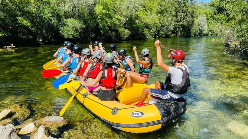 Omiš/Split: Cetina River Rafting Adventure & Cliff Jumping - Meeting the guides at Radmanove Mlinice