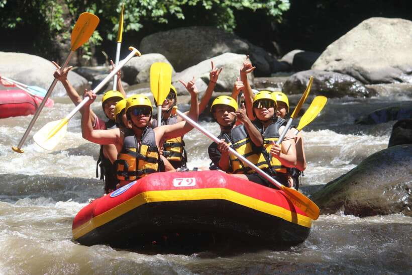 One day tour atv quad bike & water rafting ubud - Rafting after the ATV ride