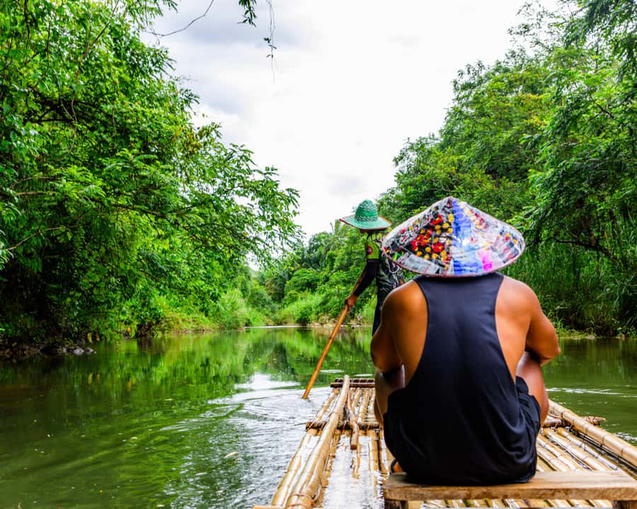 Pa Tong: Rainforest Day Trip with Cave, Rafting, ATV & Lunch - The 7km white-water rafting run