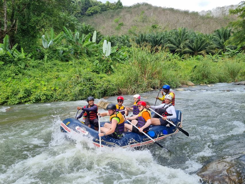Pa Tong: Rainforest Day Trip with Cave, Rafting, ATV & Lunch - ATV riding through a compact rainforest course