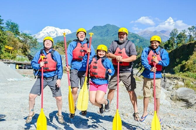Paragliding Trip with River Rafting - Rafting the Seti River