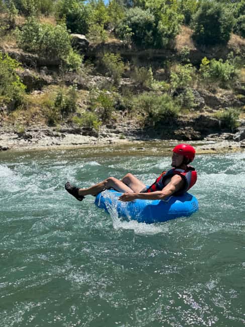 Permet: River Tubing/Rafting at Vjosa National Park - The mid-journey riverbank stop