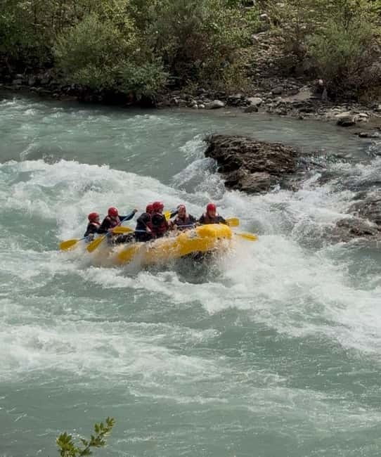 Permet: Vjosa River National Park Guided Rafting Tour - The middle stop brings swimming and river views